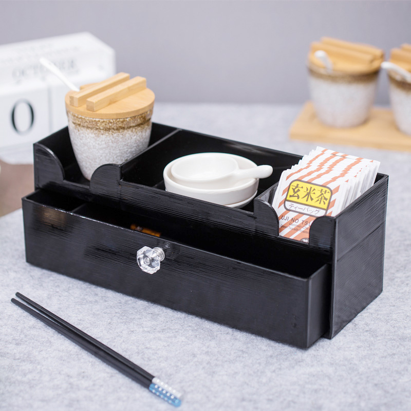 Hộp đựng đũa muỗng để bàn có ngăn kéo cho nhà hàng quán ăn OEM A927