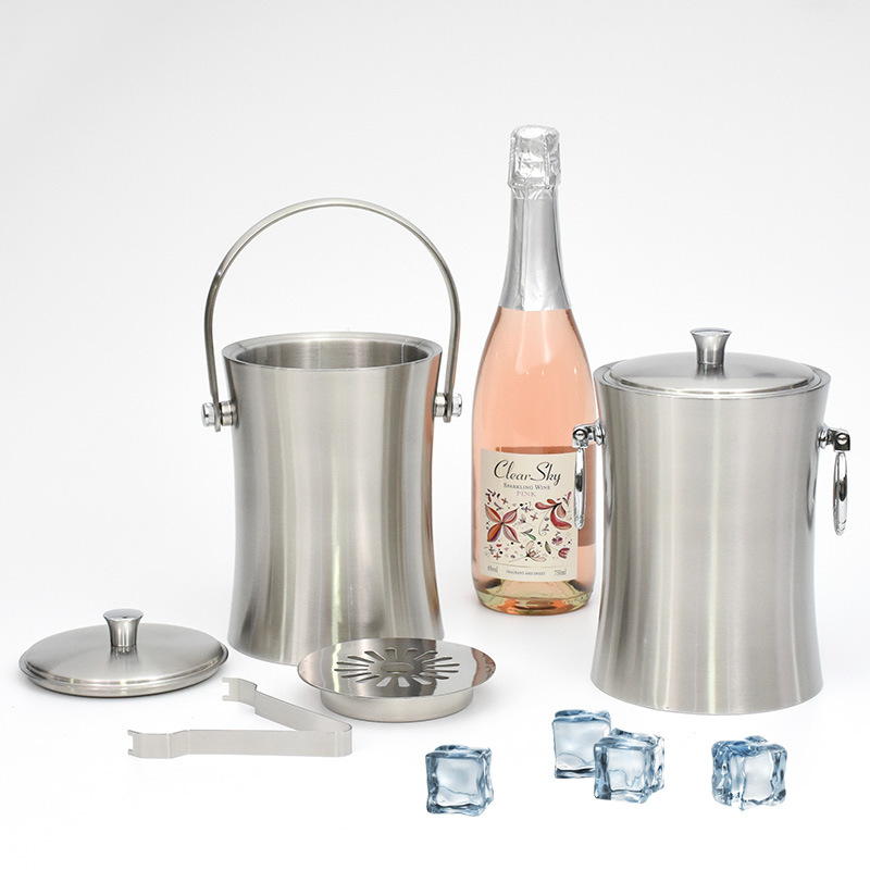 Xô đá inox 304 cách nhiệt 2 lớp Minhu MH022