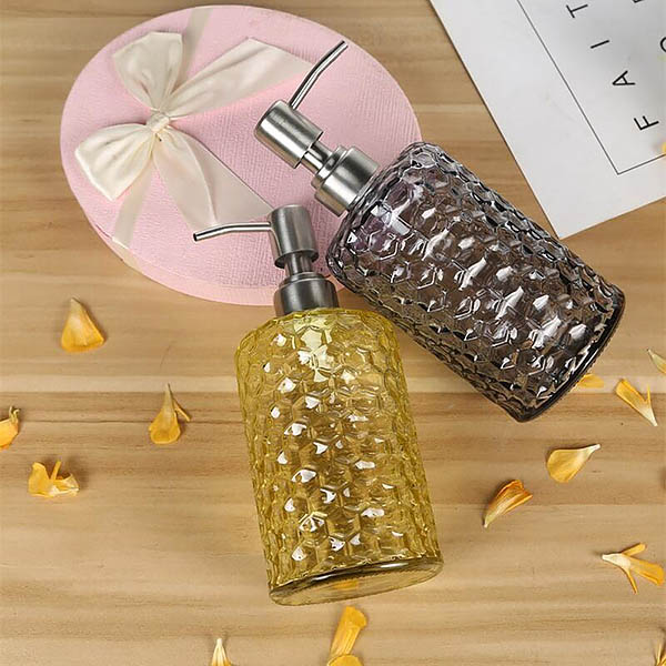 Bình đựng xà bông rửa tay 500ml thủy tinh JS5888
