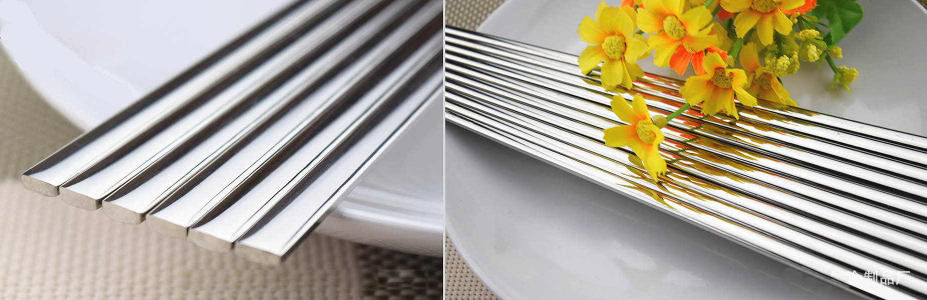 Đũa ăn inox 304 loại dẹp MTZJ MT005.