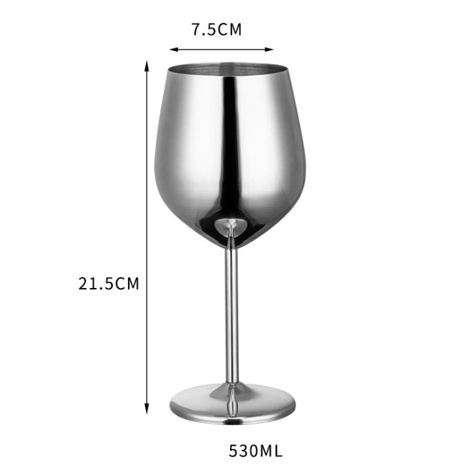 Ly uống cocktail inox 304 mạ vàng Millai ML786