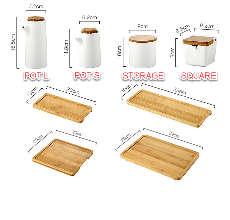 Bộ đựng gia vị sứ ceramic Ximi XM011
