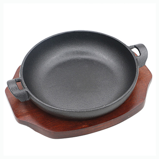 Chảo gang đựng tháp sườn cay, cơm chiên, cà ri, lagu size 20-22cm OEM SL2036