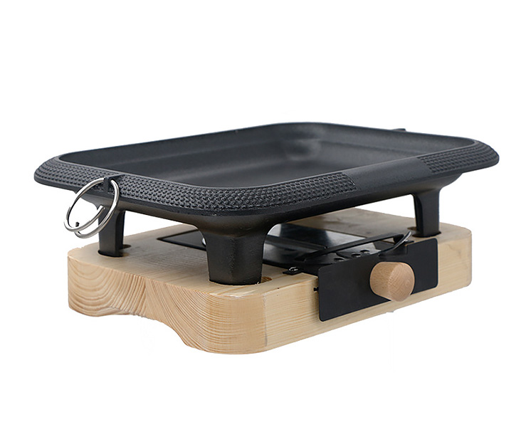 Khay hấp cá hâm nóng hải sản kèm bếp cồn hâm nóng thức ăn buffet SLV001