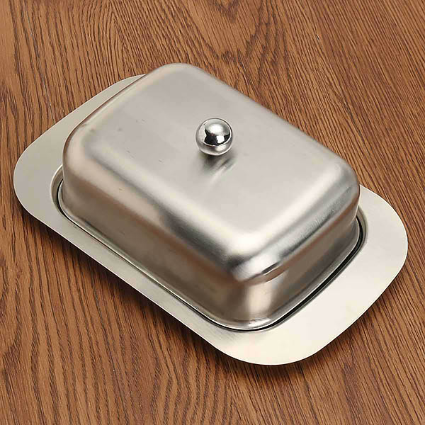 Khay inox kèm nắp inox bảo quản thực phẩm Juyouhuipin JY009Z01