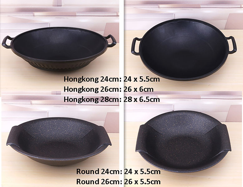 Chảo nhôm đúc chống dính Ogg OG5866