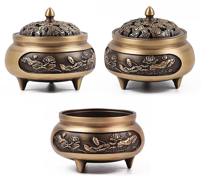 Lư đồng đốt trầm hương Haoye XY1.