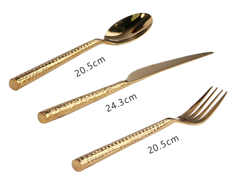 Bộ dao muỗng nĩa inox 304 mạ vàng Jubilee JB038.