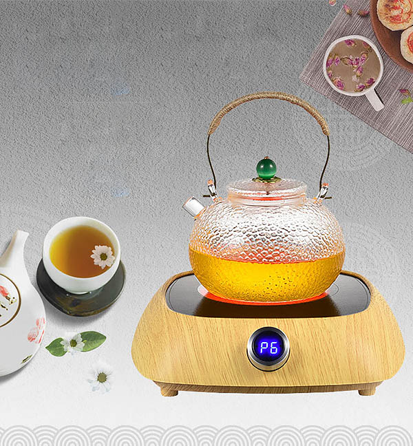 Bếp hồng ngoại mini đun ấm trà Elomen GL0102