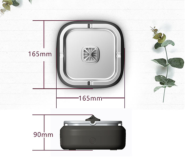 Gạt tàn có bộ lọc dùng pin sạc  Magic CY02