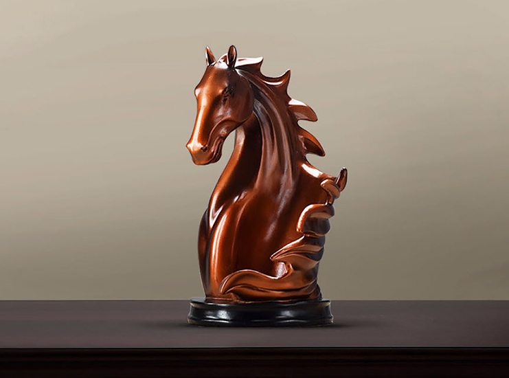 Giá đỡ rượu Vang nhựa thông mẫu con ngựa Jianlin JL002