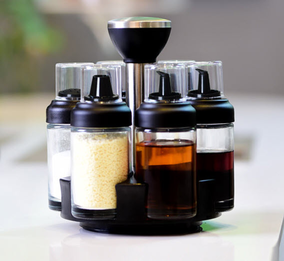Bộ hũ gia vị thủy tinh 6 món Xibi XB02