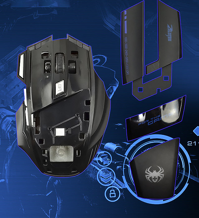 Chuột chơi game có đèn led đổi màu Zelotes T80