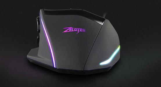 Chuột laser chơi game 13 nút led RGB 10000DPI Zeletos C13A