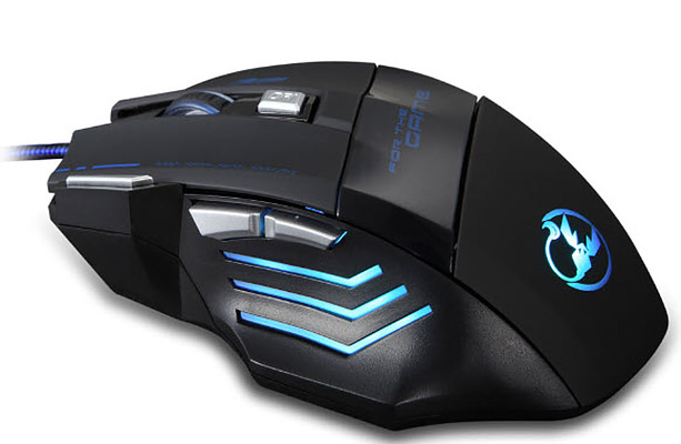 Chuột chơi game có led đổi màu 5500DPI Zeletos T80A