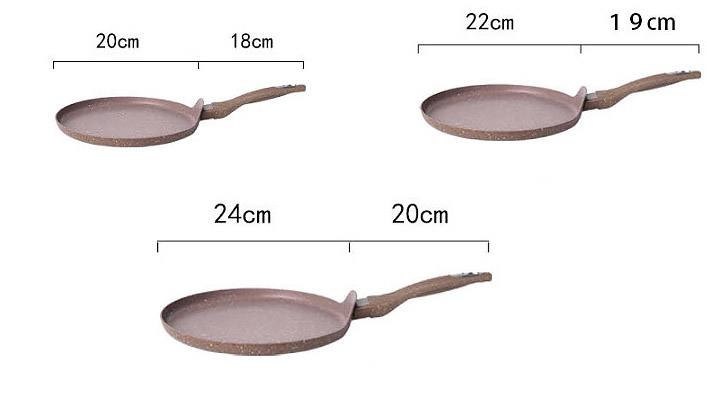 Chảo vân đá chống dính 20-24cm UAKEEN VK154