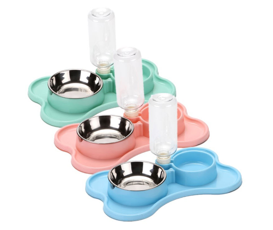 Khay đựng thức ăn nước uống cho chó mèo LeShang LS024.