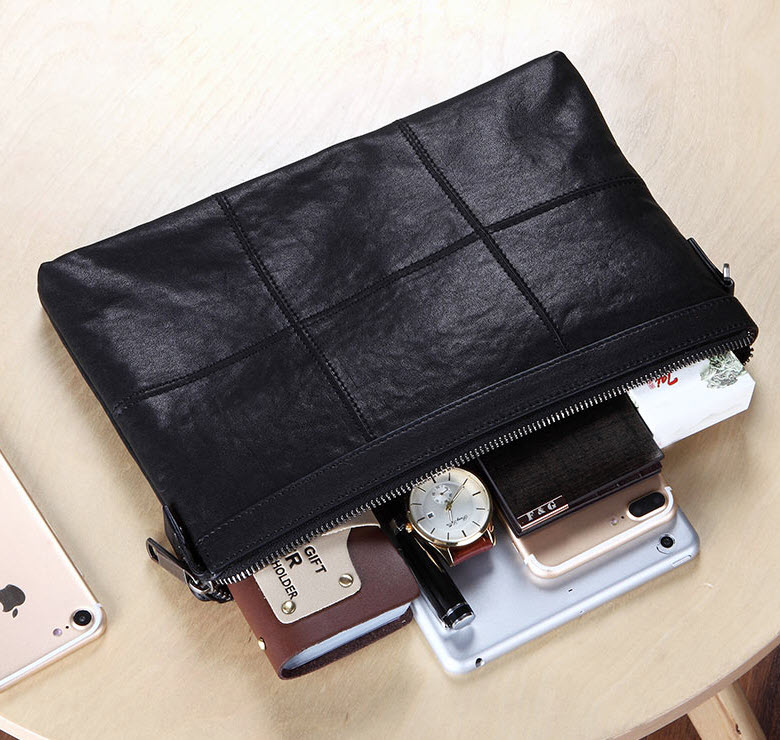 Bóp ví nam men wallet cầm tay da bò Feger FG06163