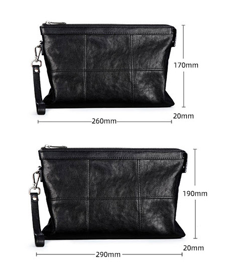 Bóp ví nam men wallet cầm tay da bò Feger FG06163