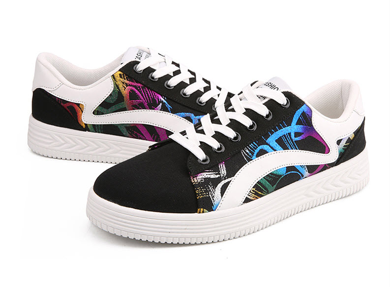 Giày sneaker nam nữ vải in họa tiết Mr.Insist MI5902