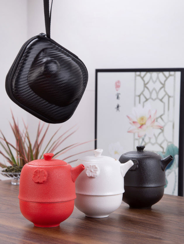 Bộ ấm trà du lịch bằng gốm Spirit SPR001