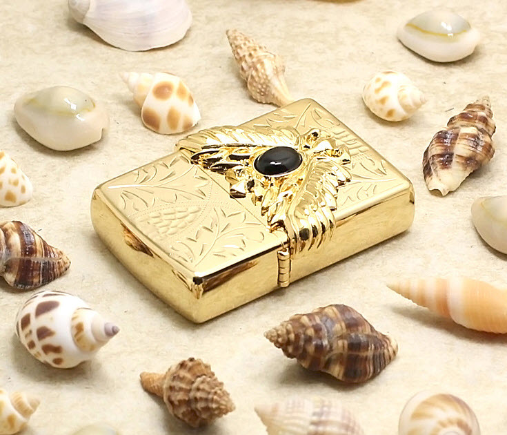 Bật lửa hộp quẹt mạ vàng Zippo ZBT57D