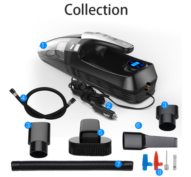 Máy hút bụi cầm tay vệ sinh xe hơi Jingke JK002