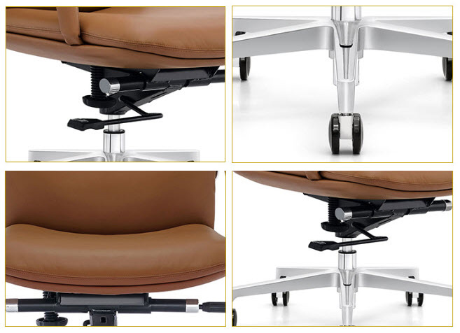 Ghế văn phòng da bò Winner YS1813