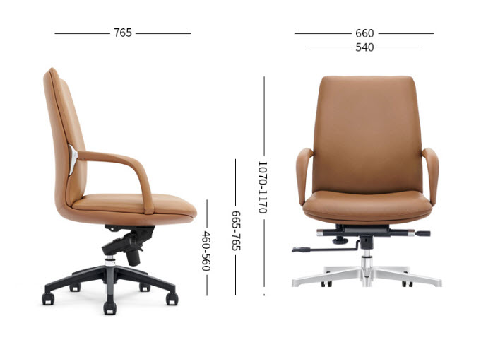 Ghế văn phòng da bò Winner YS1813