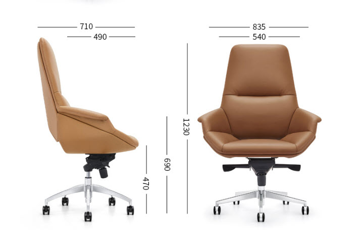 Ghế văn phòng da bò Winner YS1811