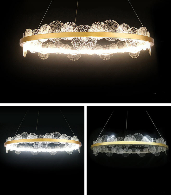 Đèn thả trần treo trần Juhuashi HY2144