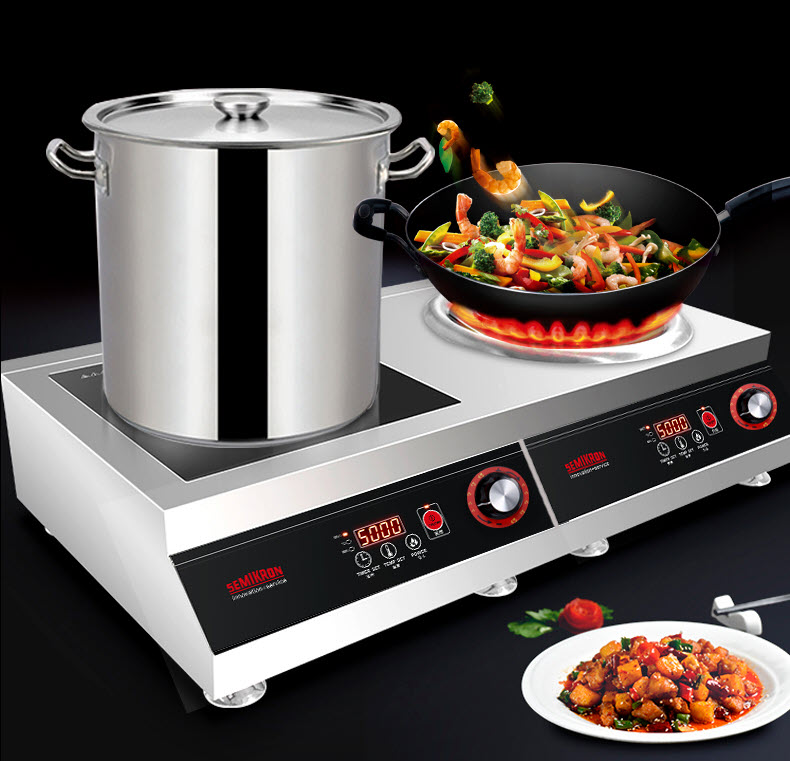 Bếp từ đôi công nghiệp Semikron IPX3