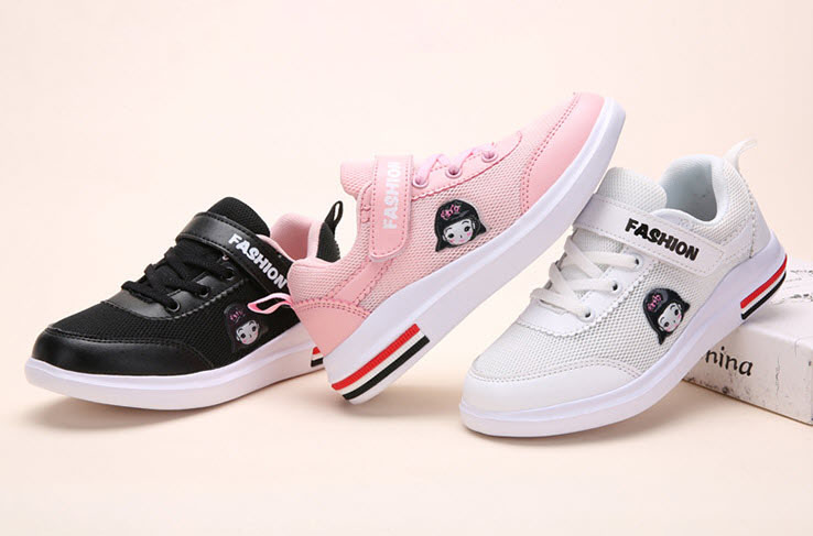 Giày sneaker thể thao bé gái Tide WB1901