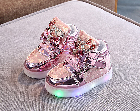 Giày sneaker bé gái 13 - 18cm Yiwu YW9596