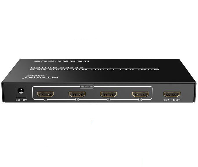 Hộp chia 4 thiết bị ra 1 màn hình chuẩn HDMI Viki SW041B