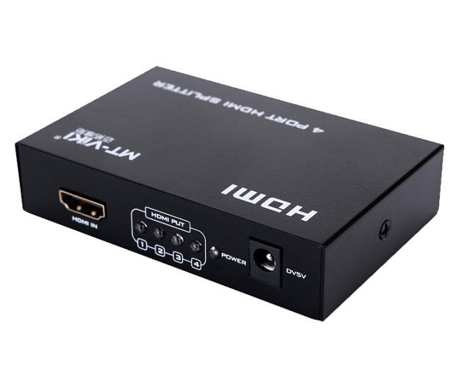 Hộp chia 1 PC ra 4 màn hình chuẩn HDMI Viki SP104M