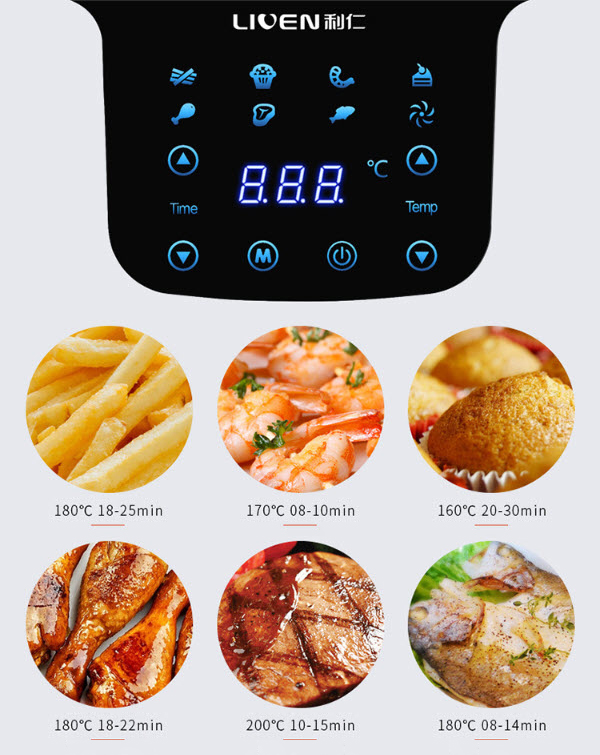 Nồi chiên không dầu 5L5 Liven D5501