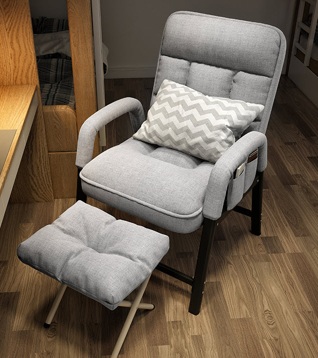 Ghế sofa kèm gác chân Wubao WQBB2