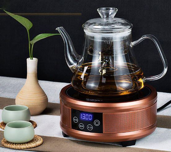 Bếp hồng ngoại mini đun ấm trà Elomen GL0118