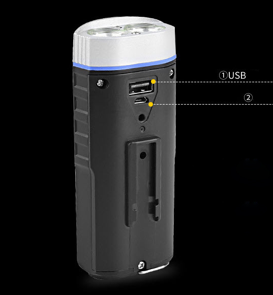 Đèn pha đèn gắn xe đạp 4000mAh Xinyi HJ048