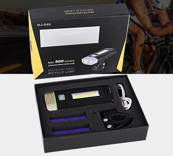 Đèn pha đèn gắn xe đạp 4000mAh Xinyi HJ048