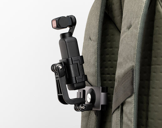 Giá gắn osmo pocket camera kẹp balo PgyTech P18C019