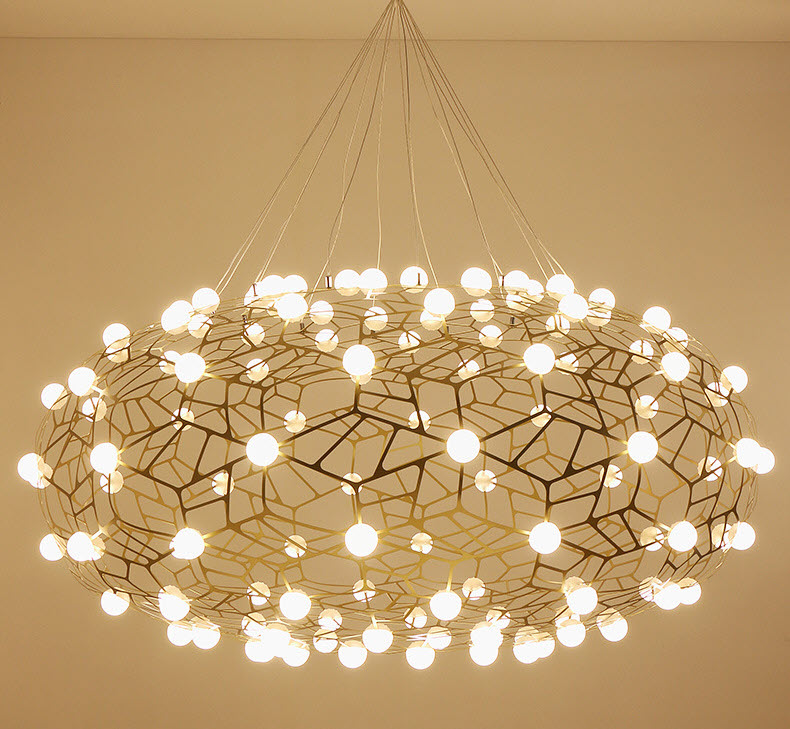 Đèn thả trần Led khung kim loại Monatu QW026