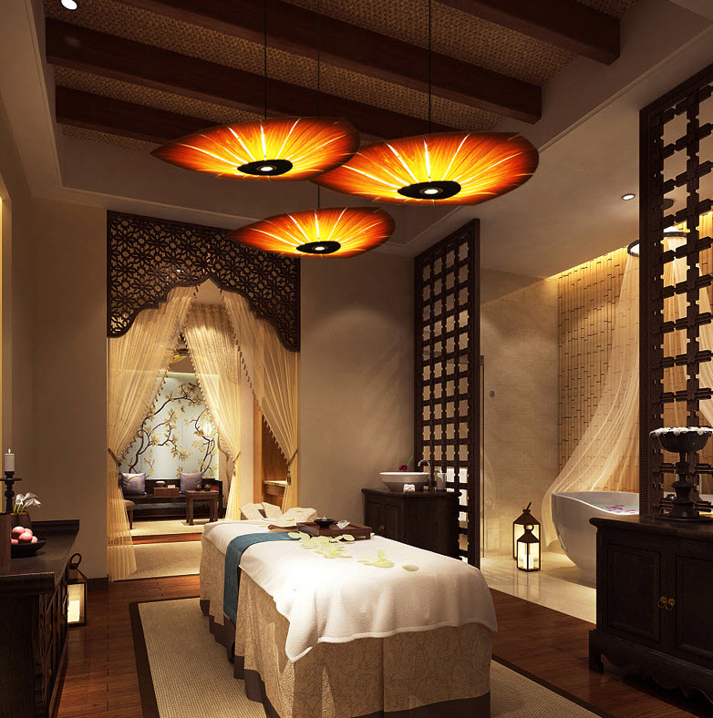 Đèn thả trần nghệ thuật cánh gỗ Rhyme ART038