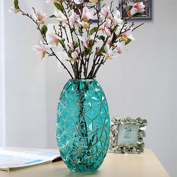 Bình bông thủy tinh 36cm Wenxi WX2034
