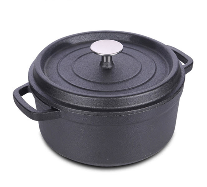 Nồi gang thô 25cm không chống dính Chef WH10099