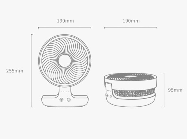 Quạt bàn di động dùng pin SmartFrog E808