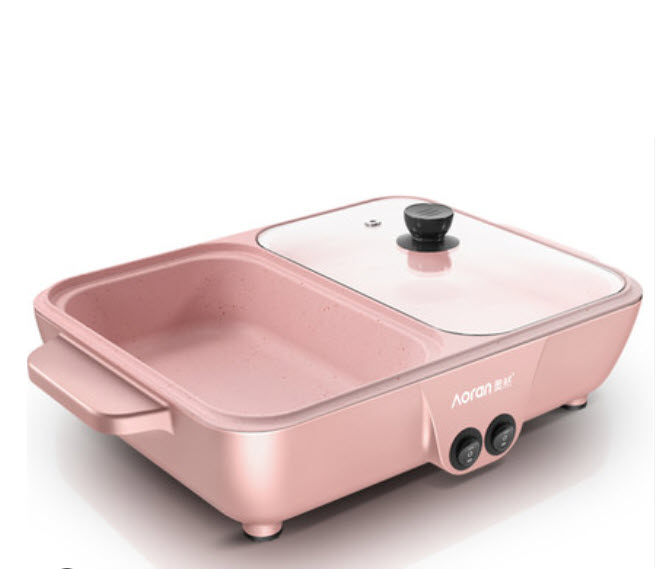 Nồi đa năng mini ăn lẩu nướng BBQ Aoran AR25