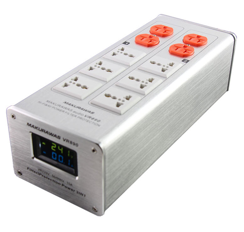 Hộp cấp nguồn âm thanh 15A Makurawas VR890