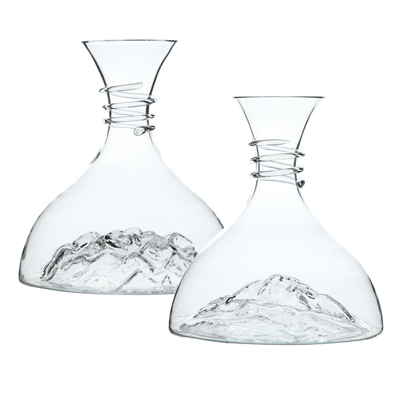 Bình thở rượu vang bình rót rượu vang pha lê IceBerg IB001